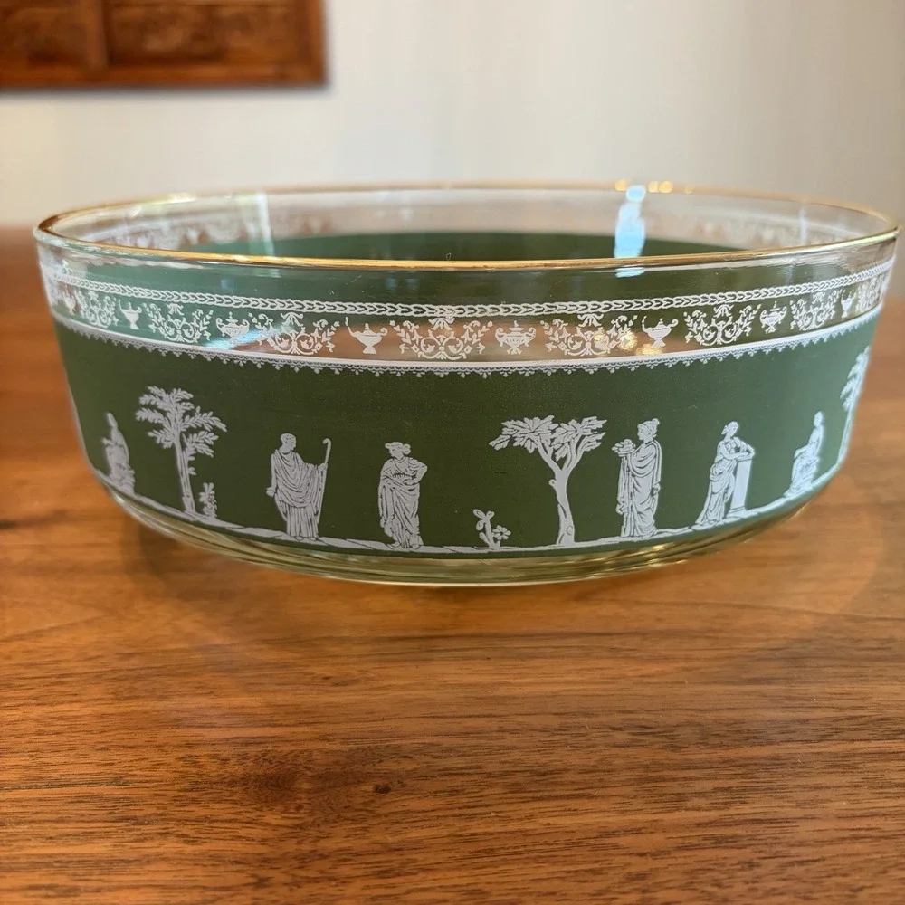 Green Serving Bowl 9